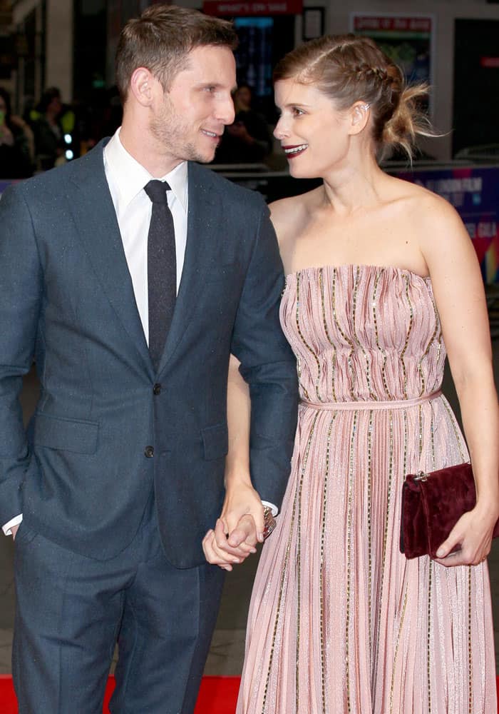 The adorable couple stays close together even on the red carpet