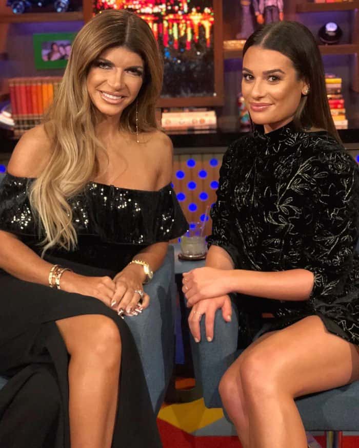 Lea uploads a photo with "Real Housewives of New Jersey" star Teresa Giudice