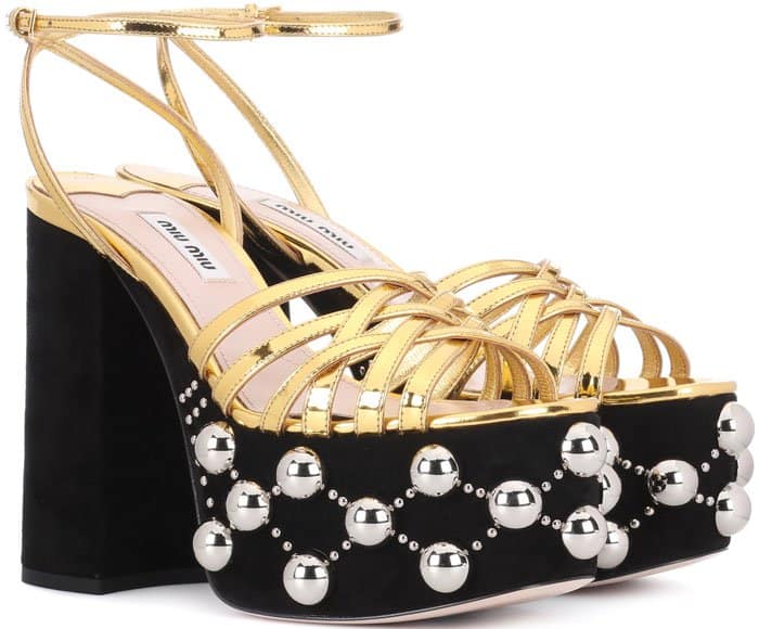 Miu Miu "Plateau" Sandals