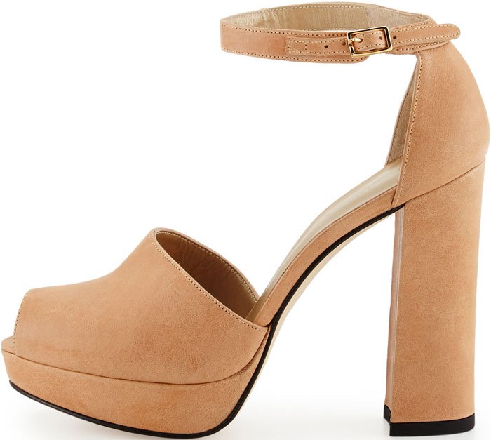 Stuart Weitzman "Valleygirl" Platform Sandals