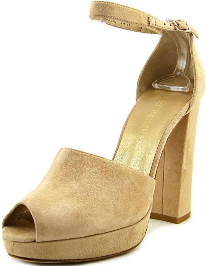 Stuart Weitzman "Valleygirl" Platform Sandals