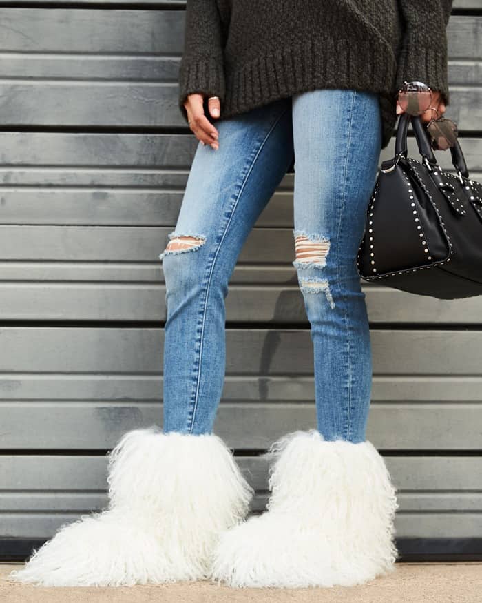 UGG Fluff Momma Mongolian Fur Boot