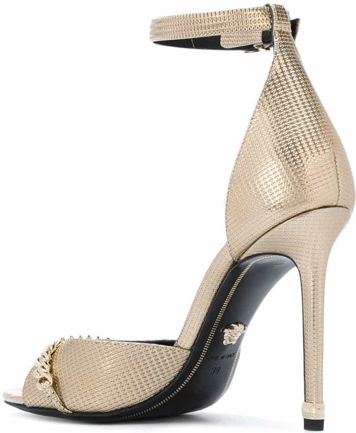 Versace chain detail sandals