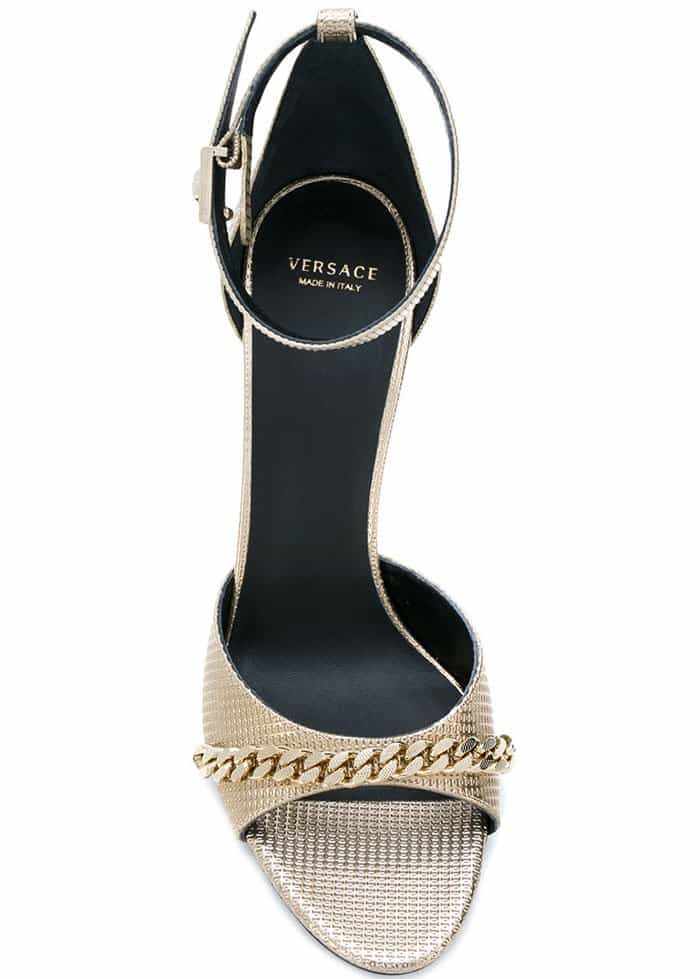 Versace chain detail sandals