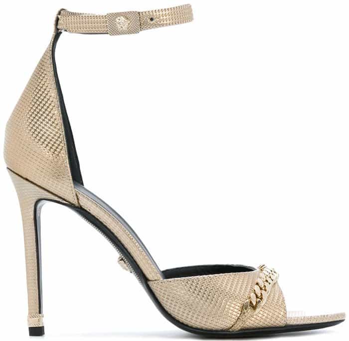 Versace chain detail sandals