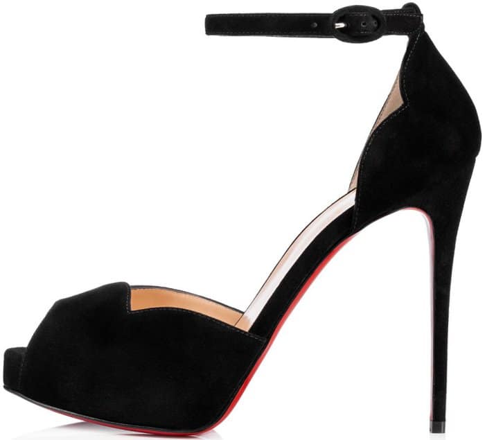 Christian Louboutin "Aketata" sandals in black suede