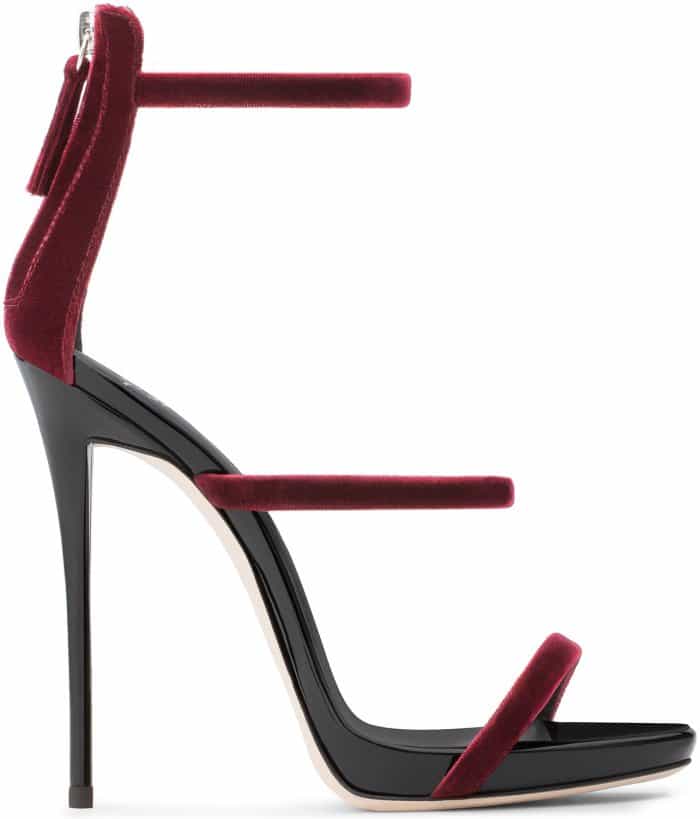 Giuseppe Zanotti "Harmony Velvet" sandals