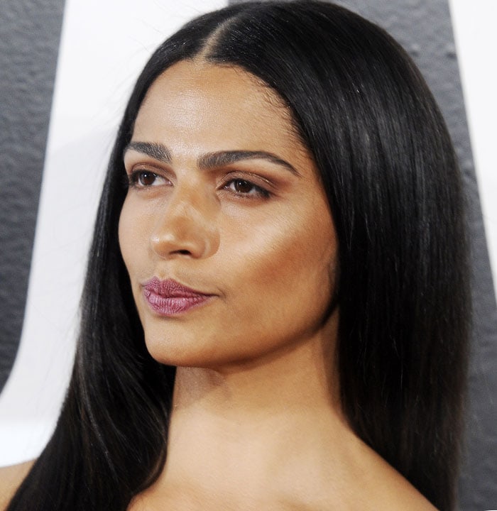 Camila Alves at the 2017 Samsung charity gala held at the Skylight Clarkson Square in New York on November 2, 2017