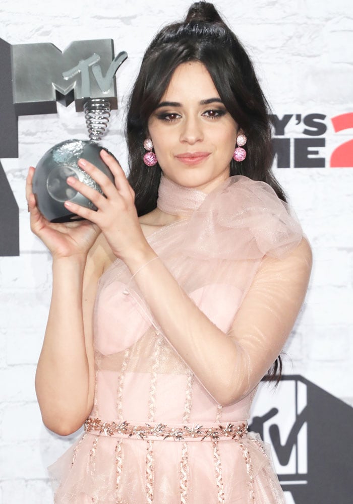 Camila Cabello at the MTV European Music Awards 2017