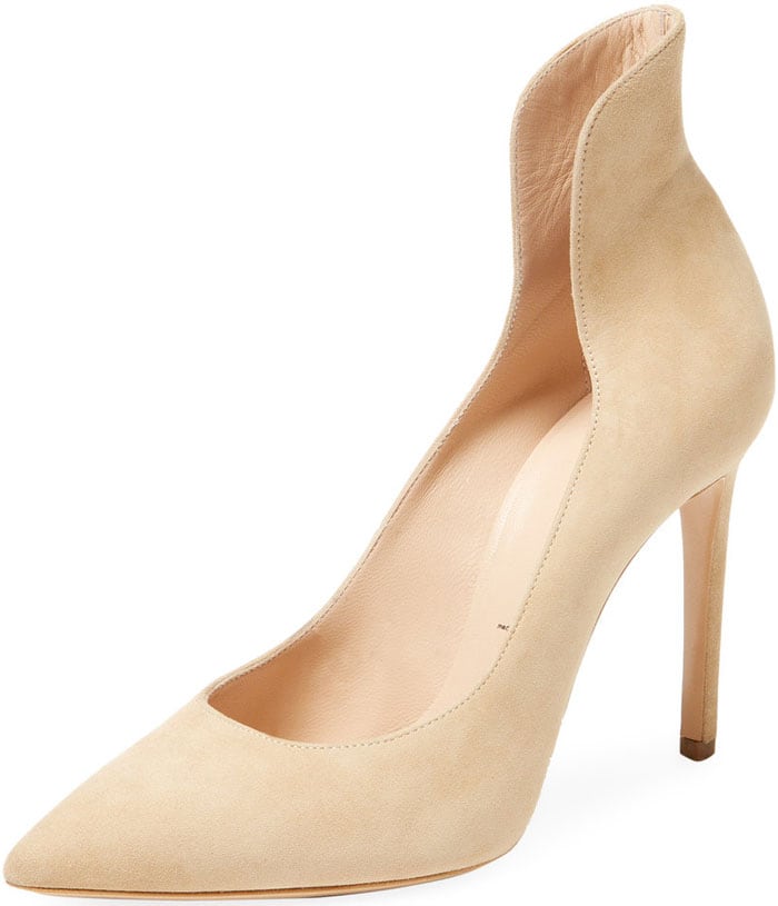 Casadei Leather High Heel Pump