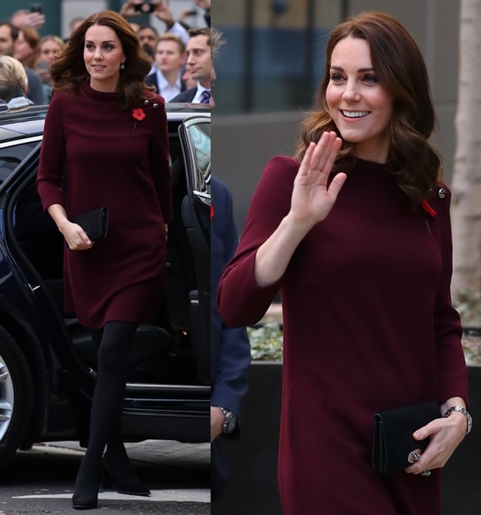 Kate Middleton attends Place2Be's School Leaders Forum in London on November 8, 2017
