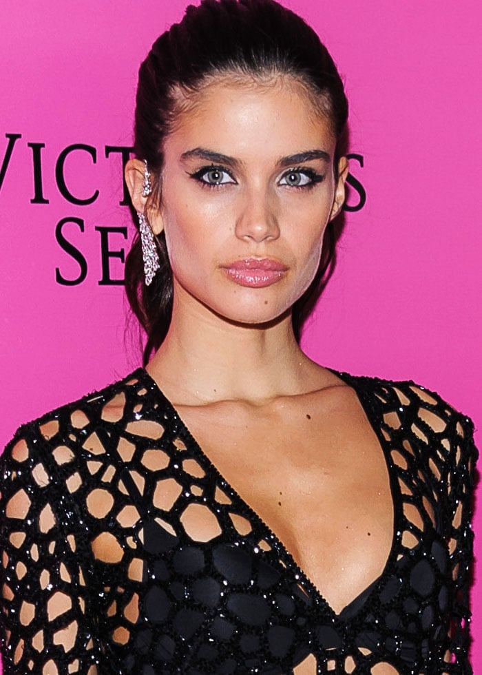 The Portuguese beauty walked the VS runway for the fifth time