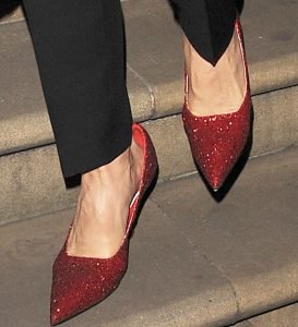 Victoria Beckham in Holiday 'Dorothy' Pumps to Porter Magazine's Event