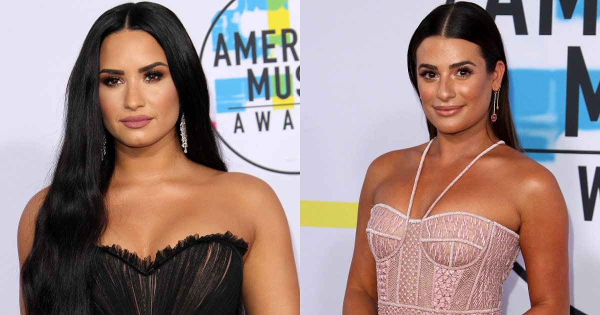 demi lovato and lea michele american music awards demi lovato lea michele in demi lovato and lea michele american music awards demi lovato lea michele in