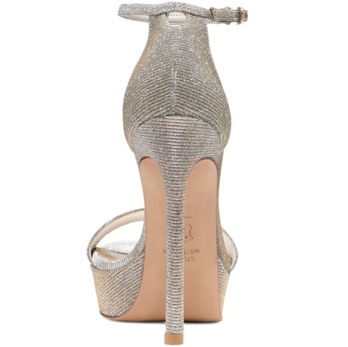 Stuart Weitzman Sohot Sandals in Iridescent Gray