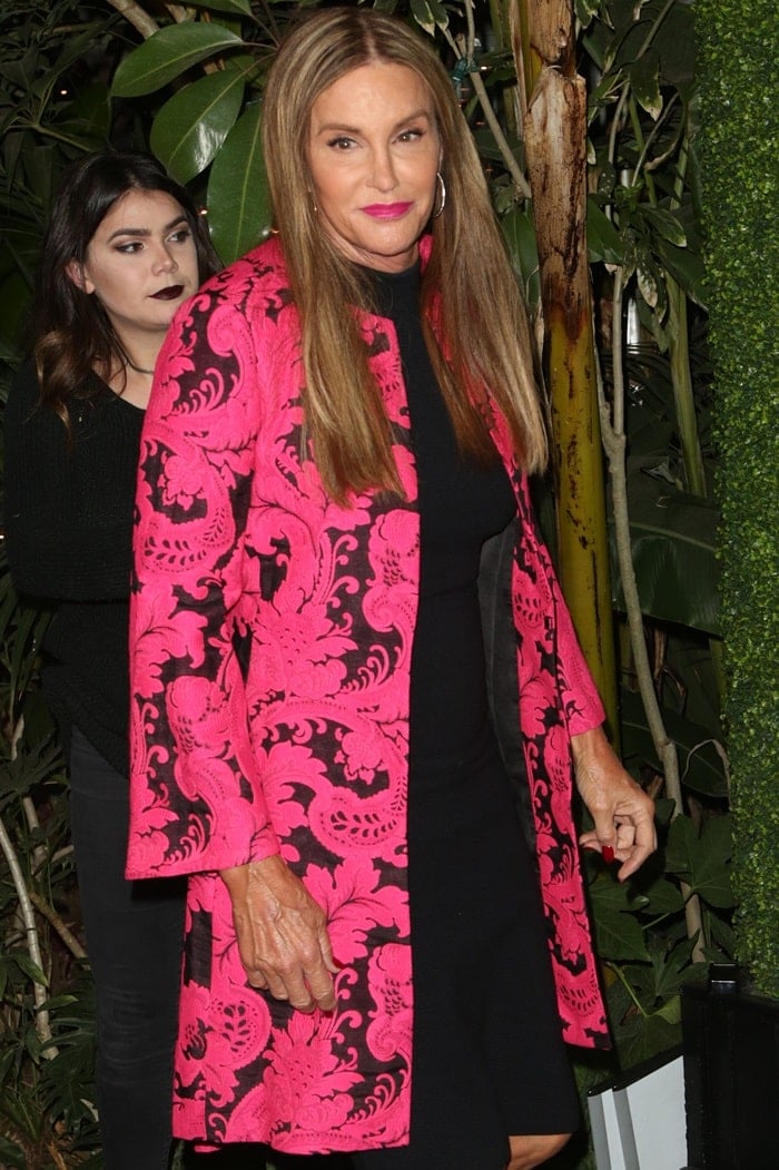 Caitlyn Jenner arrives at the 2017 GQ Men of the Year Dinner hosted by GQ and Dior Homme at the Chateau Marmont in Los Angeles on December 7, 2017
