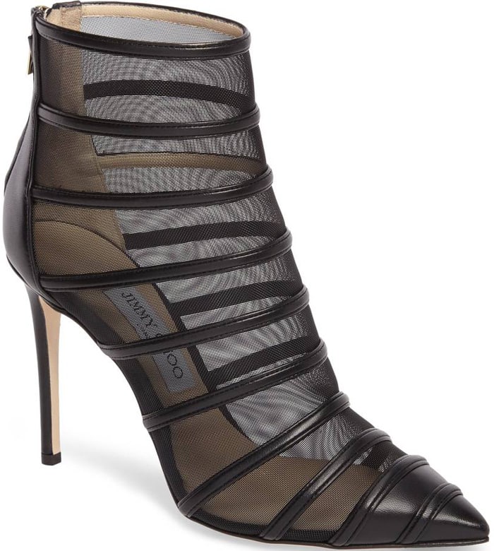 Jimmy Choo "Belle" Mesh Booties