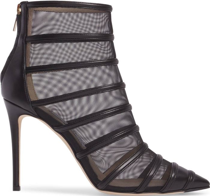 Jimmy Choo "Belle" Mesh Booties