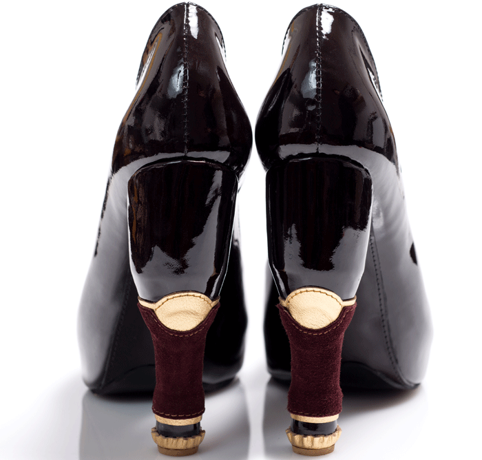 We presume this is the first heel in the world to be shaped like a beer bottle?
