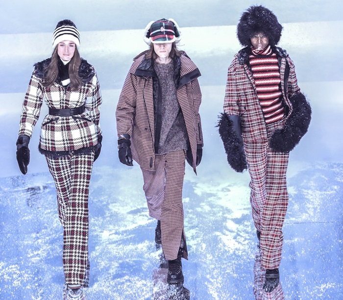 Moncler runway presentation for New York Fall Fashion Week