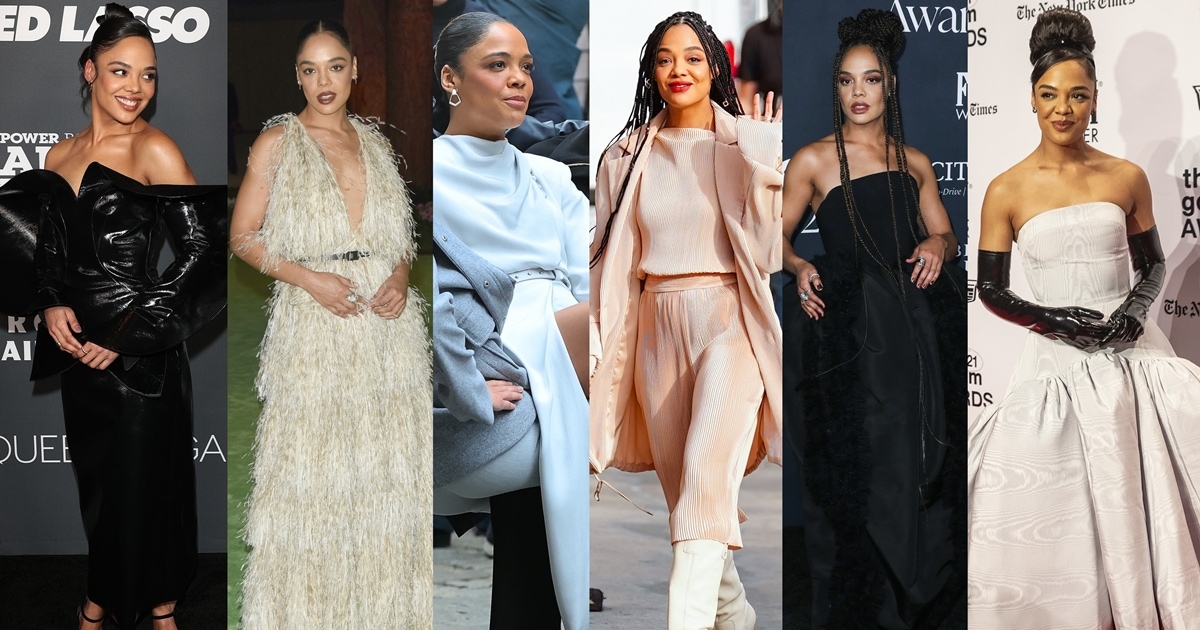 Tessa Thompson’s Best Red Carpet Looks: How She Uses Heels to Appear Taller