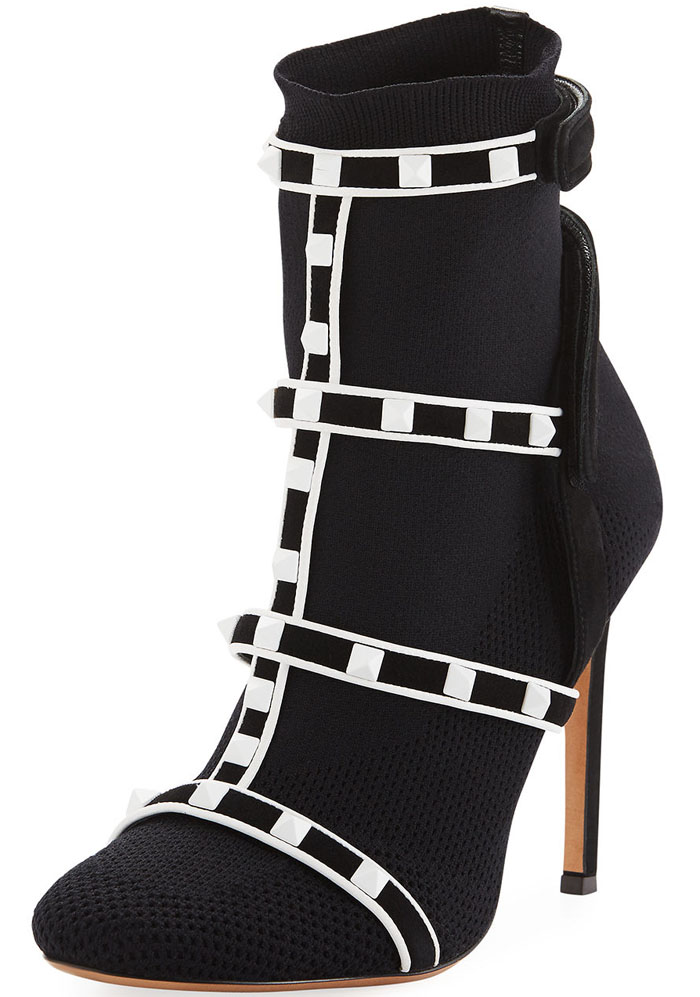 Valentino Rockstud Bodytech Booties