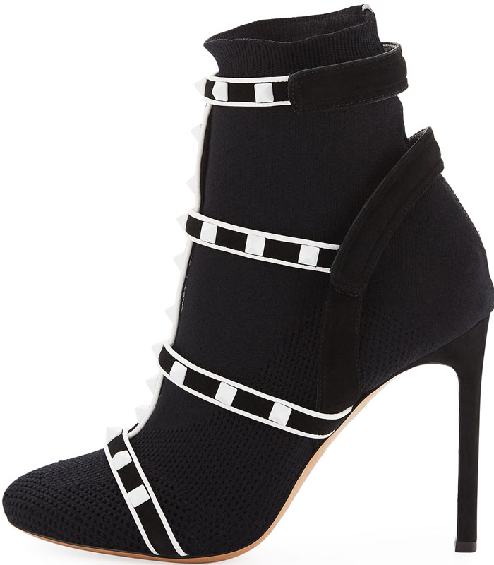 Valentino Rockstud Bodytech Booties