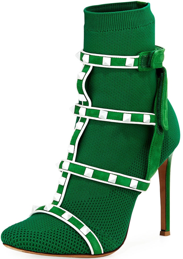 Valentino Rockstud Bodytech Booties