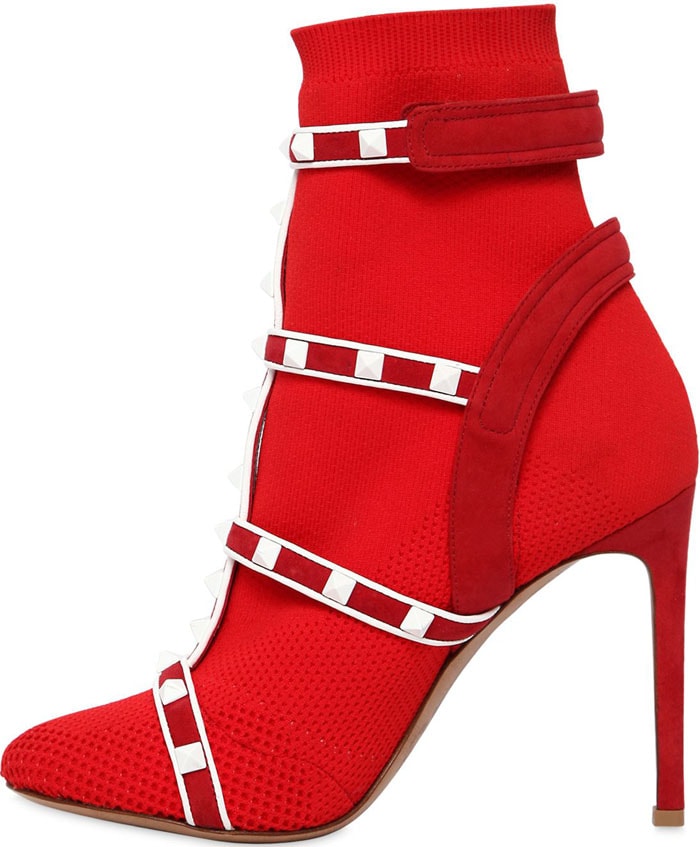 Valentino Rockstud Bodytech Booties