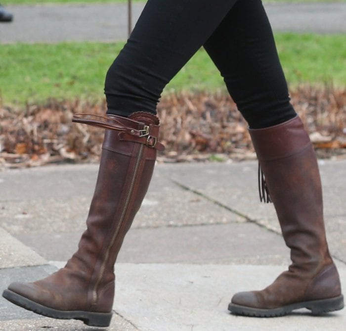 Kate Middleton wearing Penelope Chilvers long tassel boots