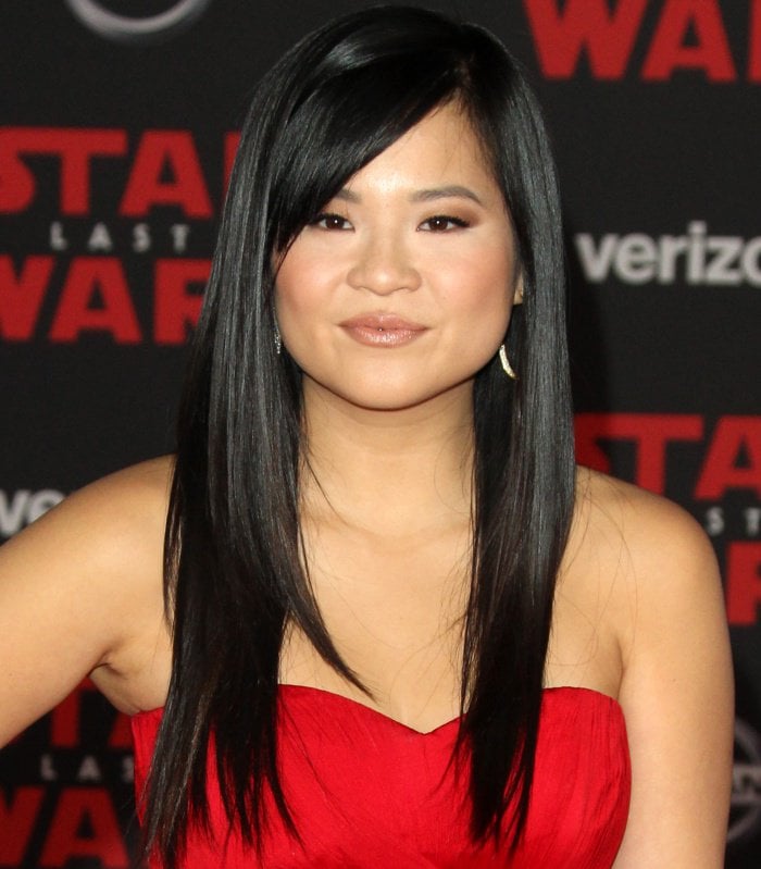 Kelly Marie Tran, who was born in San Diego, California to Vietnamese parents, looked stunning at the "Star Wars: The Last Jedi" premiere