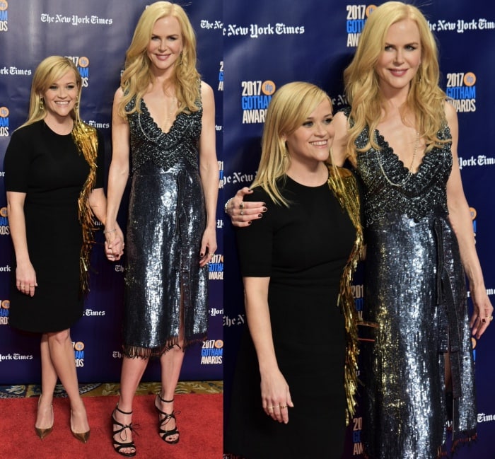 Reese Witherspoon and Nicole Kidman at the 27th Annual Gotham Independent Film Awards