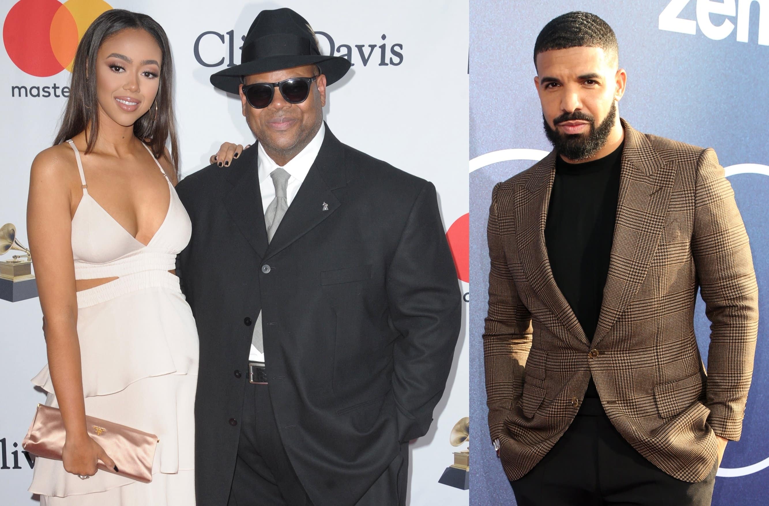 Model Bella Harris, pictured with her dad Jimmy Jam, was reportedly dating Drake in 2018