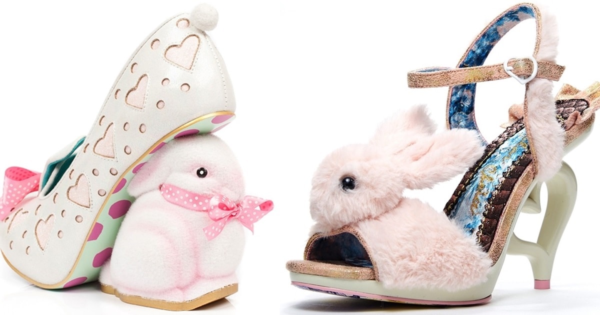 complement morphine Aspire Easter Shoes: Bunny Ornamented Fluffy Love Irregular Choice Sandals