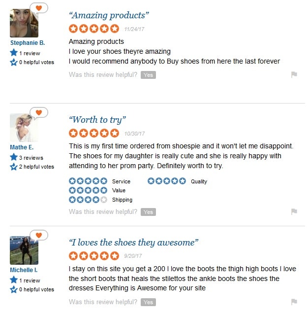 Many reviews on Trustpilot and Sitejabber are fake