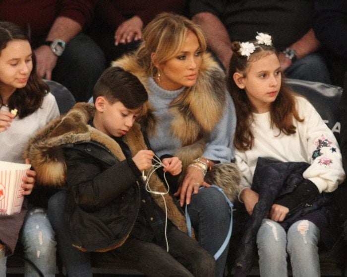 Jennifer Lopez and her ex-husband Marc Anthony have a set of twins together: Maximilian David and Emme Maribel