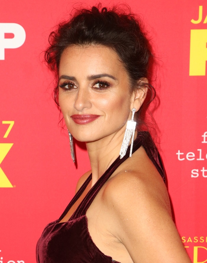 Penelope Cruz accessorized with Atelier Swarovski Fine Jewelry