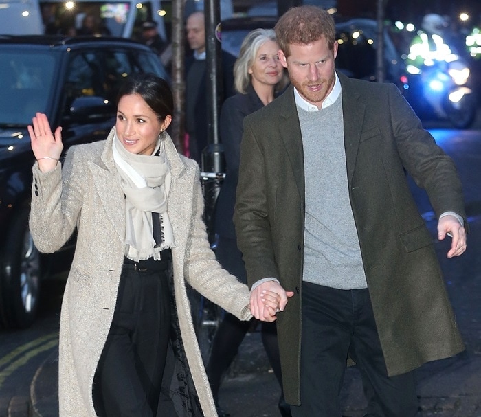 Prince Harry and Meghan Markle visit Reprezent 107.3FM in Brixton