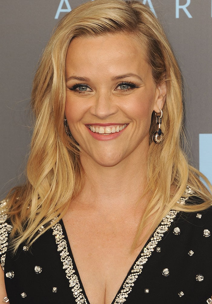 Reese Witherspoon at the 23th annual Critics' Choice Awards held at the Barker Hangar in Los Angeles