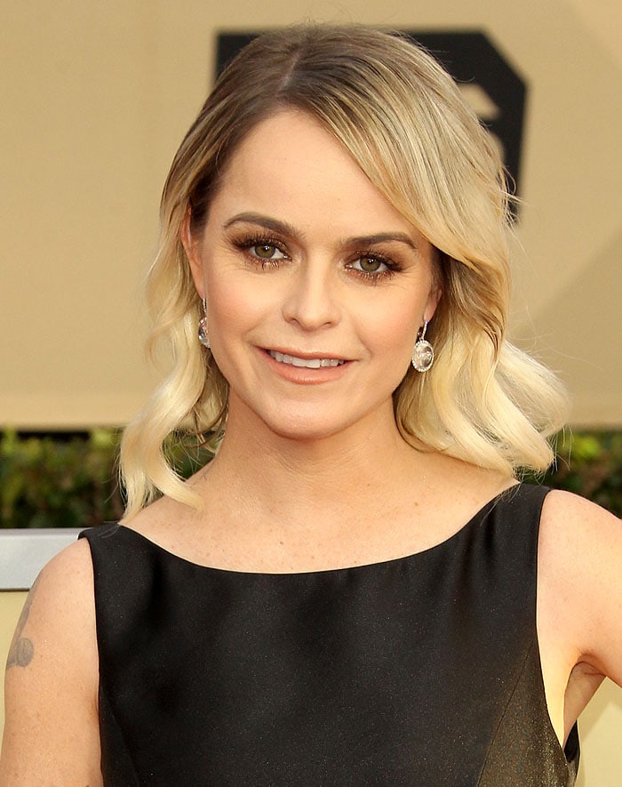 Taryn Manning arriving at the 2018 Screen Actors Guild Awards held at The Shrine Auditorium in Los Angeles, California, on January 21, 2018.