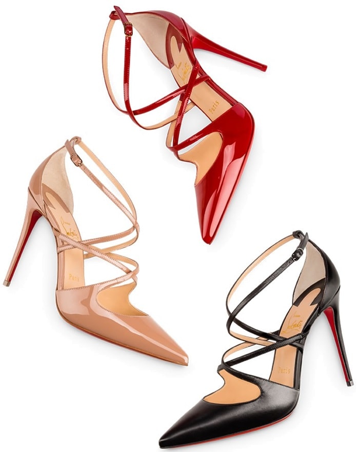 Christian Louboutin 'Crossfliketa' Pointy-Toe Pumps