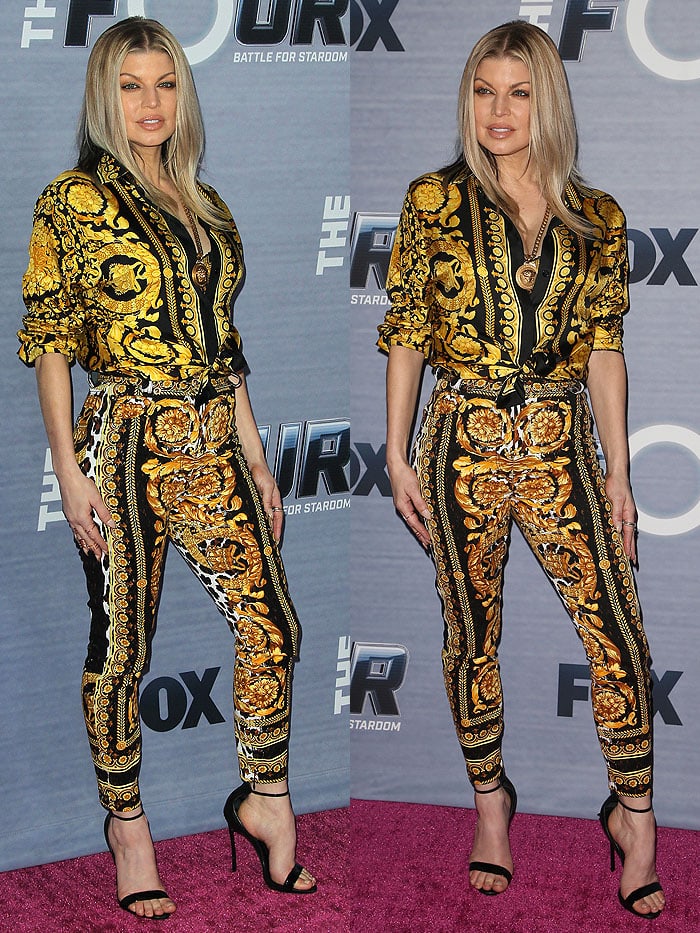 Fergie at the season finale viewing party for Fox's "The Four"