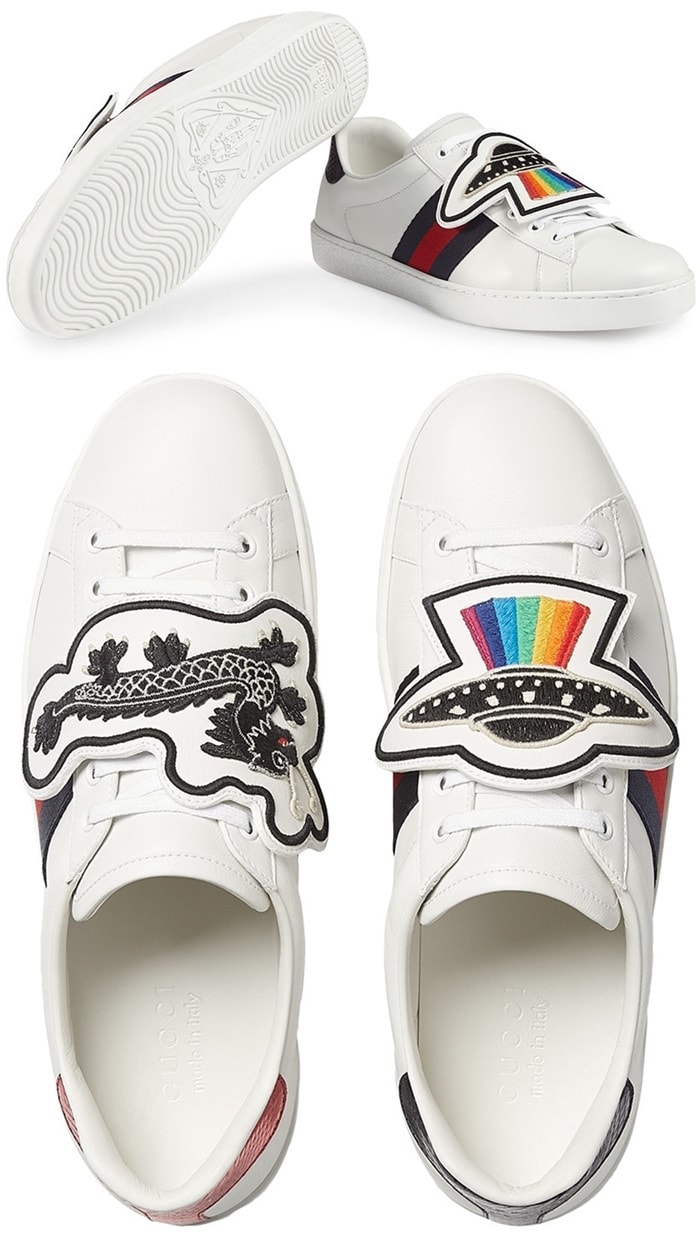 Gucci 'Ace' sneakers with removable patches