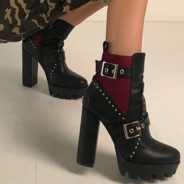 ankle heel boots outfit