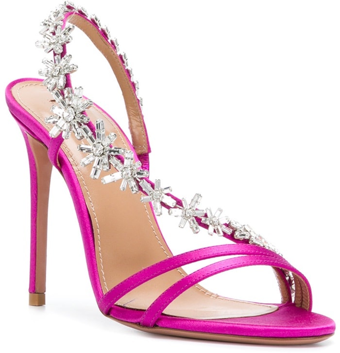 Claim the night in the extraordinary Chateau Sandals, which are jewelry for your feet