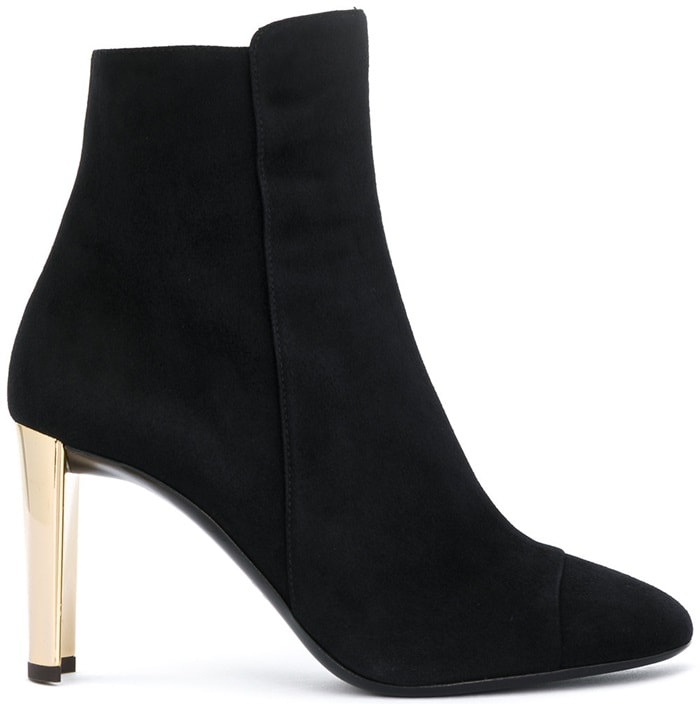 Black Suede Giuseppe Zanotti 'Jessica' Boots