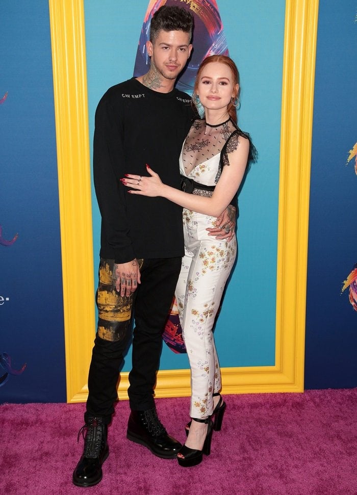 Madelaine Petsch and Travis Tatum Mills at the 2018 Teen Choice Awards held at The Forum in Inglewood, California, on August 12, 2018