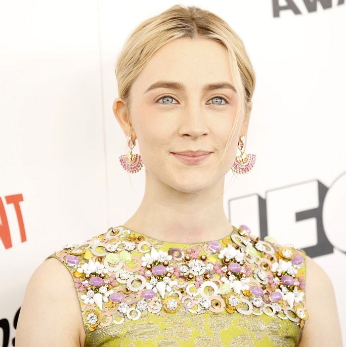 Saoirse Ronan at the 2018 Film Independent Spirit Awards