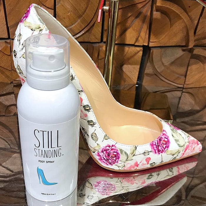 Image shared by @bystillstanding of their red-carpet-favorite Still Standing foot spray.