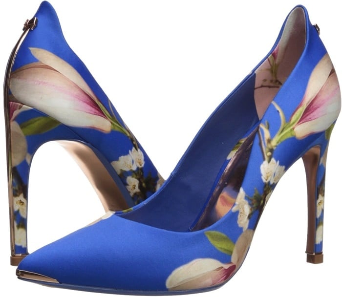 Highgrove Hummingbird Print Pointy-Toe Pumps by Ted Baker